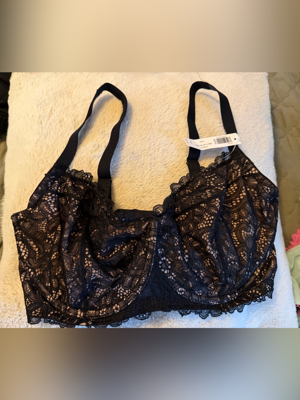 NWT Soma Black Lace Bra